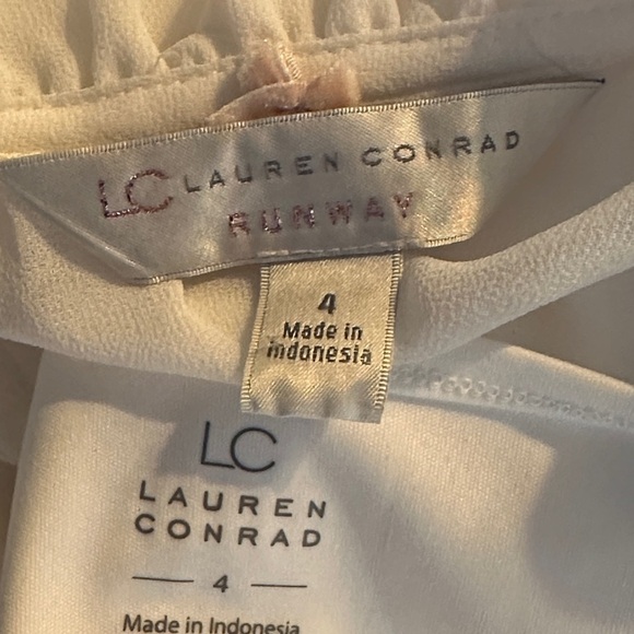 LC Lauren Conrad Unique Elegant White Sleeveless Maxi Dress - Picture 11 of 13